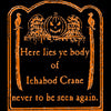 Ichabod Crane (Orange Ink)   # GH102 OI