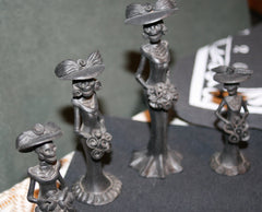 Day of the Dead Figurines (Black)